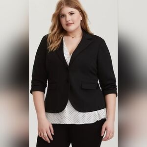 TORRID Studio By Torrid Black Blazer - Size 1